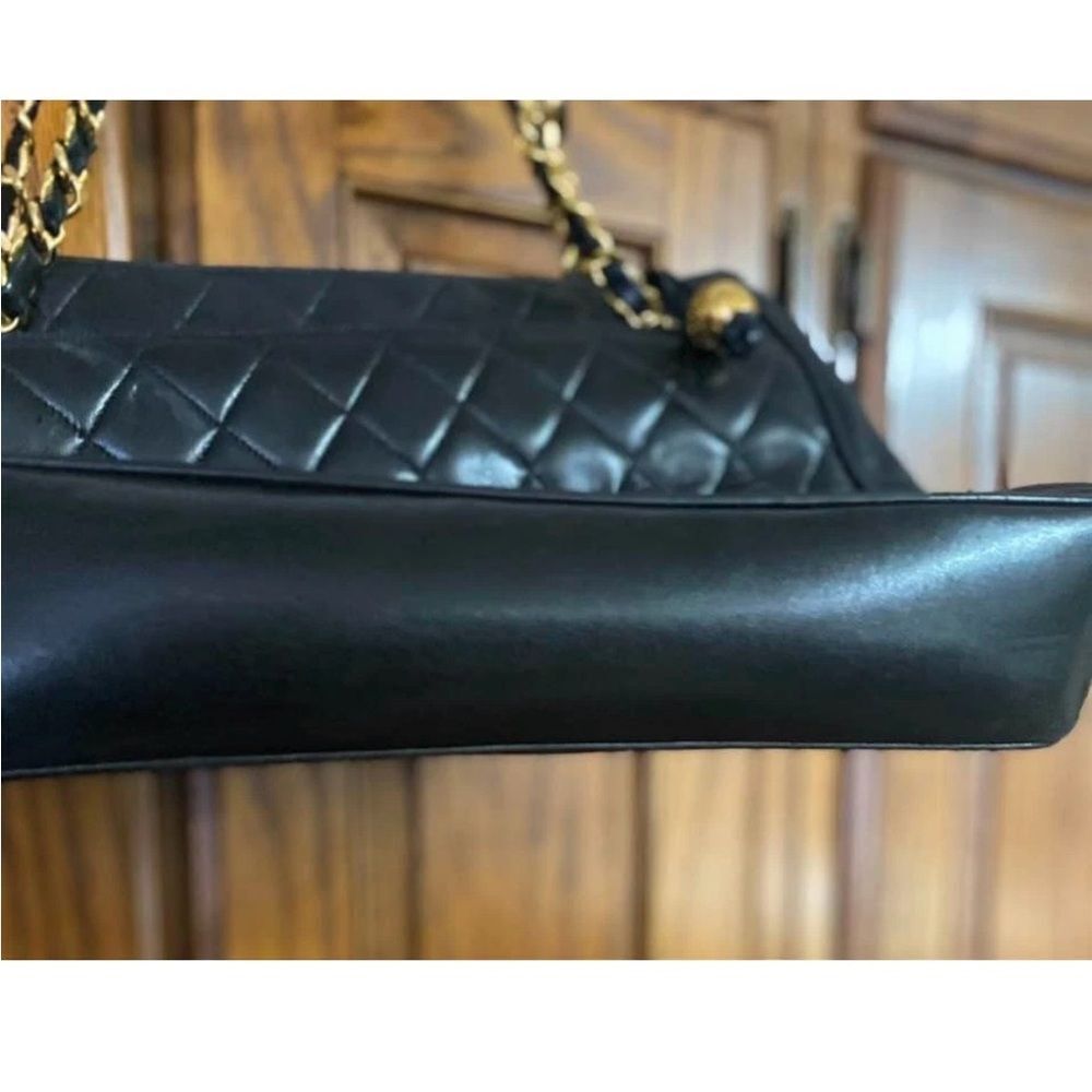 ✅AUTHENTIC✅CHANEL LAMBSKIN EXCELLENT SHAPE SHOULDER BAG - Picture 8 of 9